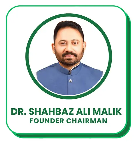 Portrait of Dr. Shahbaz Ali Malik, Founder Chairman